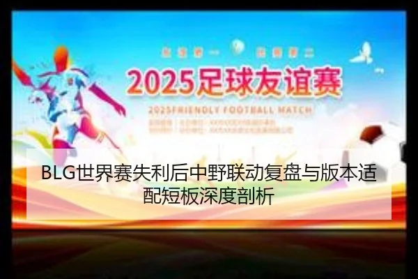 BLG世界赛失利后中野联动复盘与版本适配短板深度剖析(ManBetX)